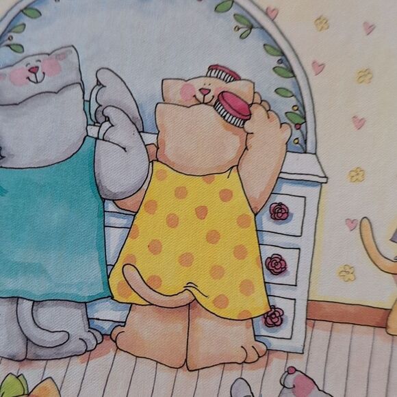 Vintage 90s Due Dreamer CR Gibson kitty cat theme scrapbook - Picture 11 of 15